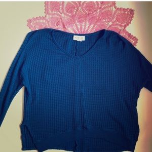 Velvet by Graham & Spencer Waffleknit Sweater